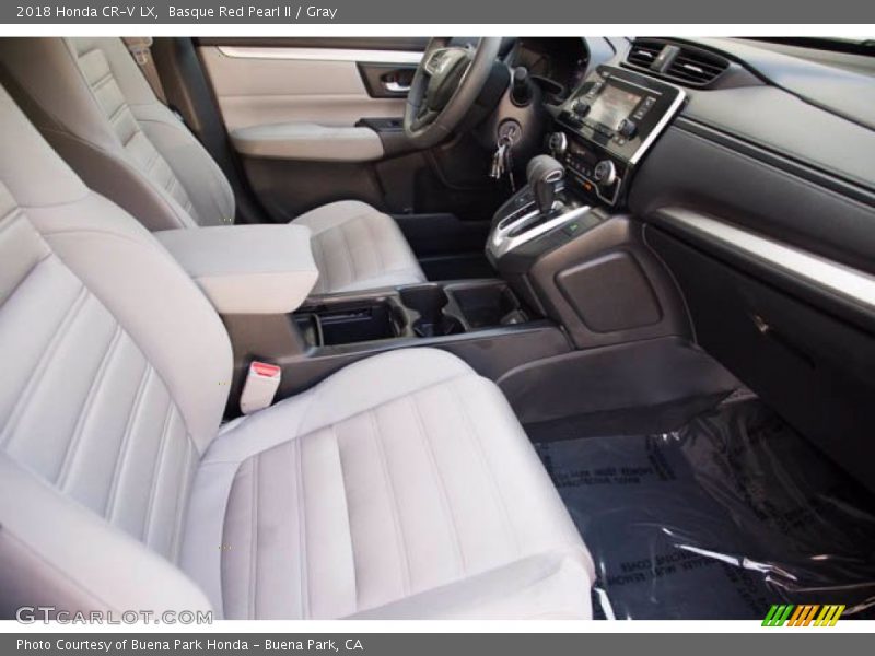 Basque Red Pearl II / Gray 2018 Honda CR-V LX