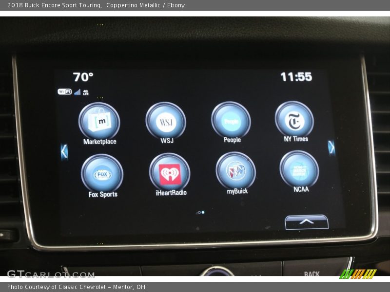 Coppertino Metallic / Ebony 2018 Buick Encore Sport Touring