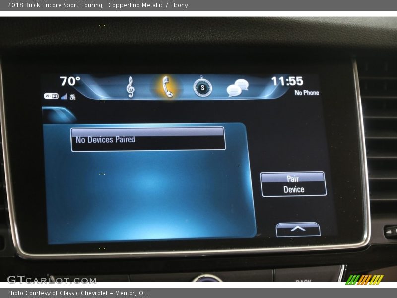 Coppertino Metallic / Ebony 2018 Buick Encore Sport Touring