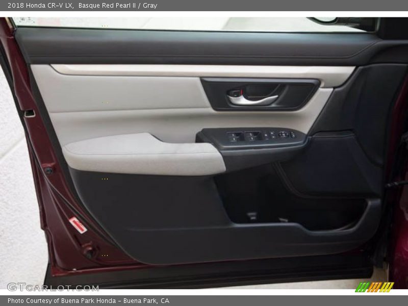 Basque Red Pearl II / Gray 2018 Honda CR-V LX