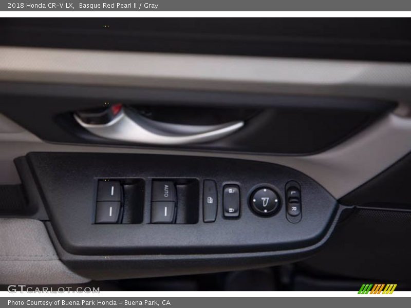 Basque Red Pearl II / Gray 2018 Honda CR-V LX