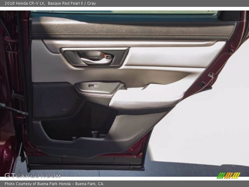 Basque Red Pearl II / Gray 2018 Honda CR-V LX