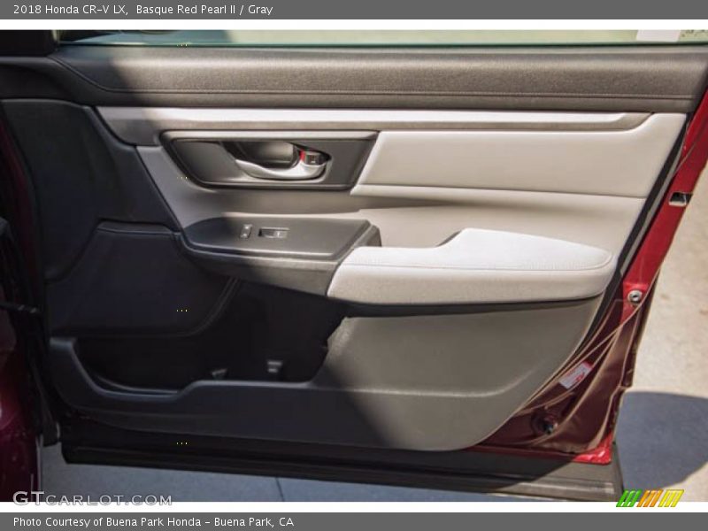 Basque Red Pearl II / Gray 2018 Honda CR-V LX