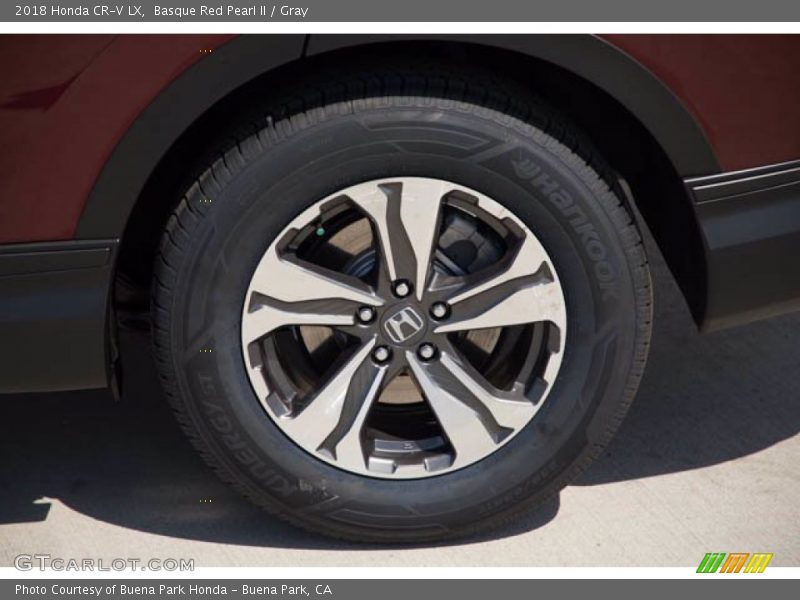 Basque Red Pearl II / Gray 2018 Honda CR-V LX