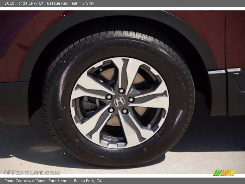 Basque Red Pearl II / Gray 2018 Honda CR-V LX