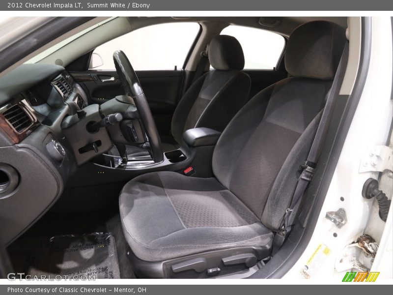 Summit White / Ebony 2012 Chevrolet Impala LT