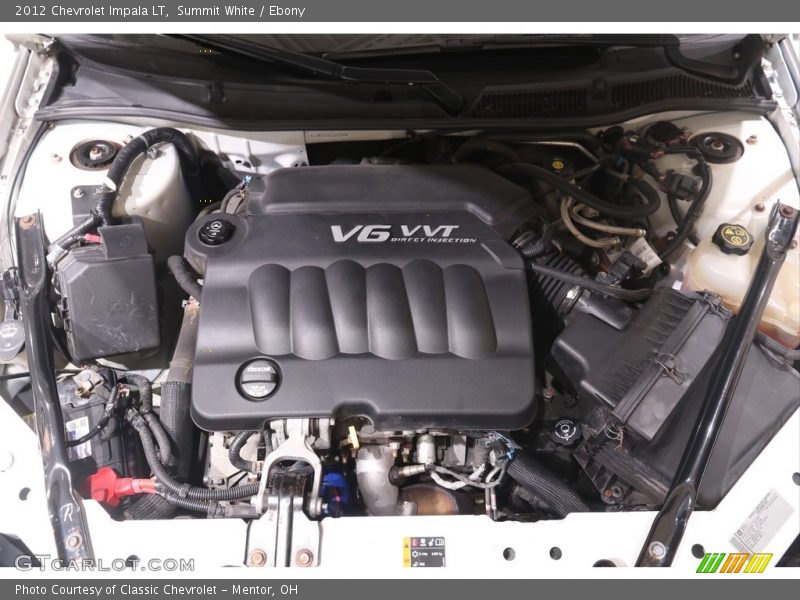 Summit White / Ebony 2012 Chevrolet Impala LT
