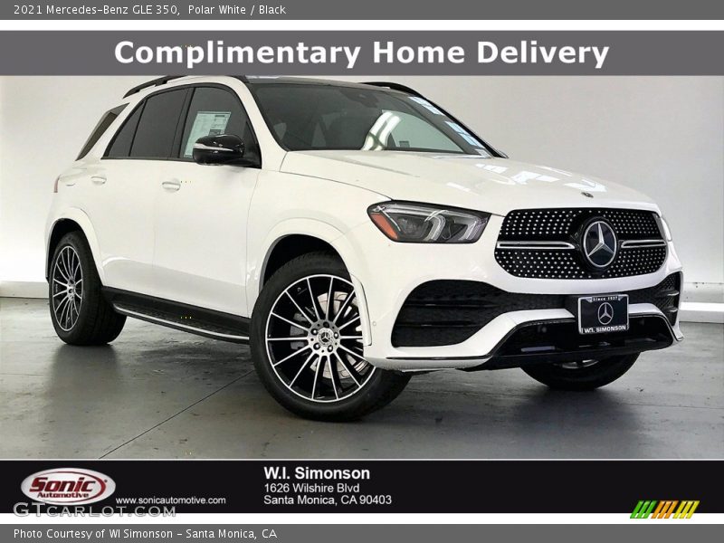 Polar White / Black 2021 Mercedes-Benz GLE 350