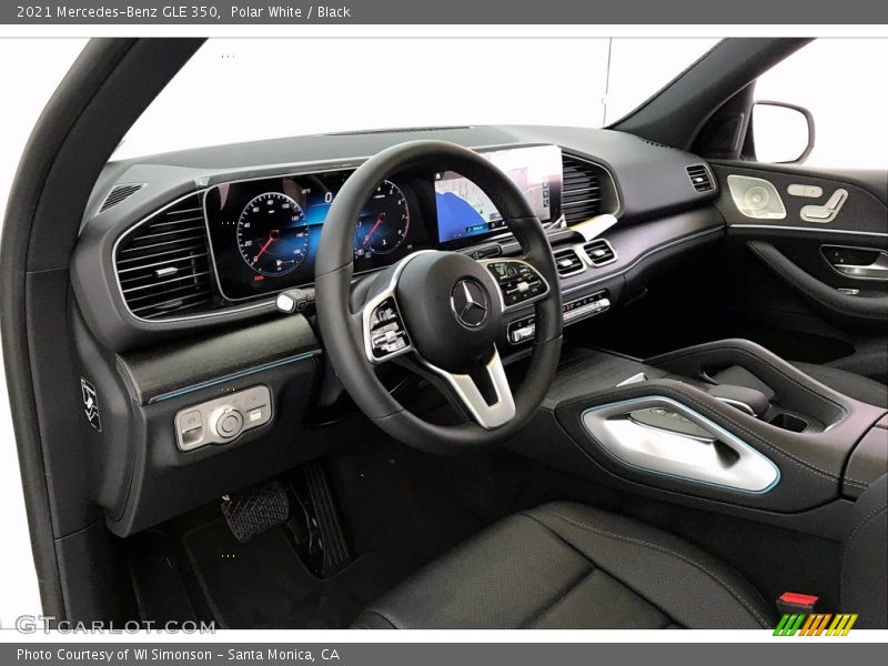 Polar White / Black 2021 Mercedes-Benz GLE 350