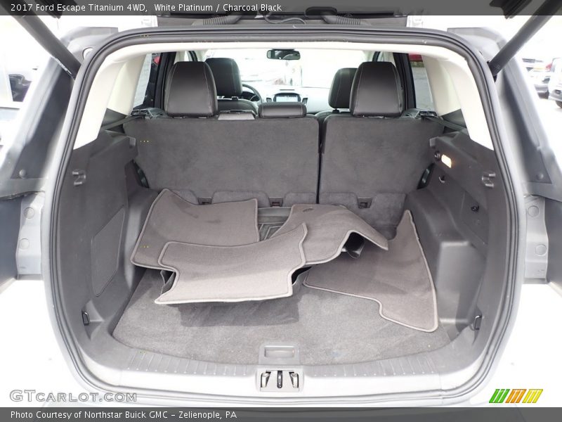White Platinum / Charcoal Black 2017 Ford Escape Titanium 4WD