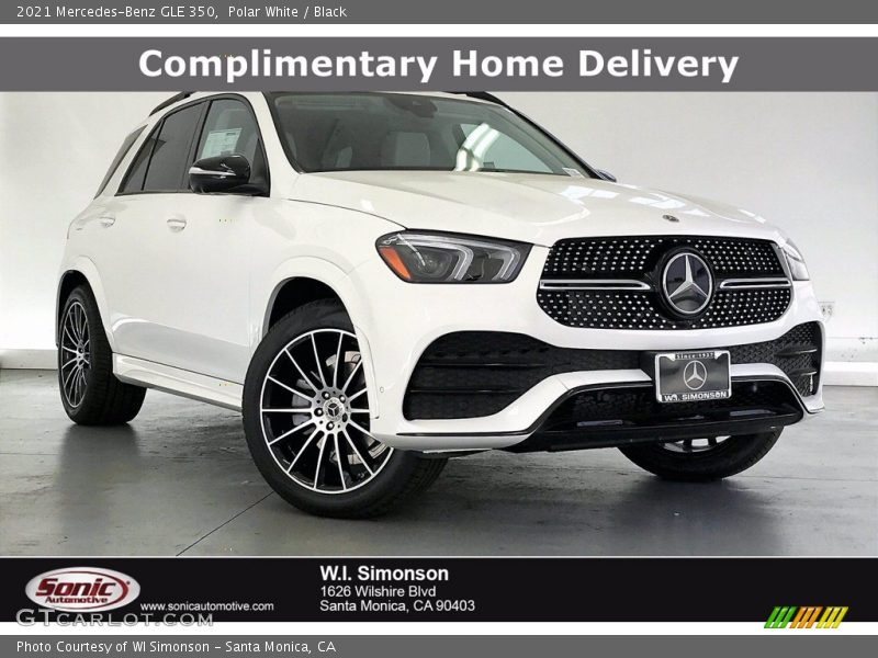 Polar White / Black 2021 Mercedes-Benz GLE 350