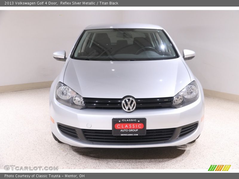 Reflex Silver Metallic / Titan Black 2013 Volkswagen Golf 4 Door