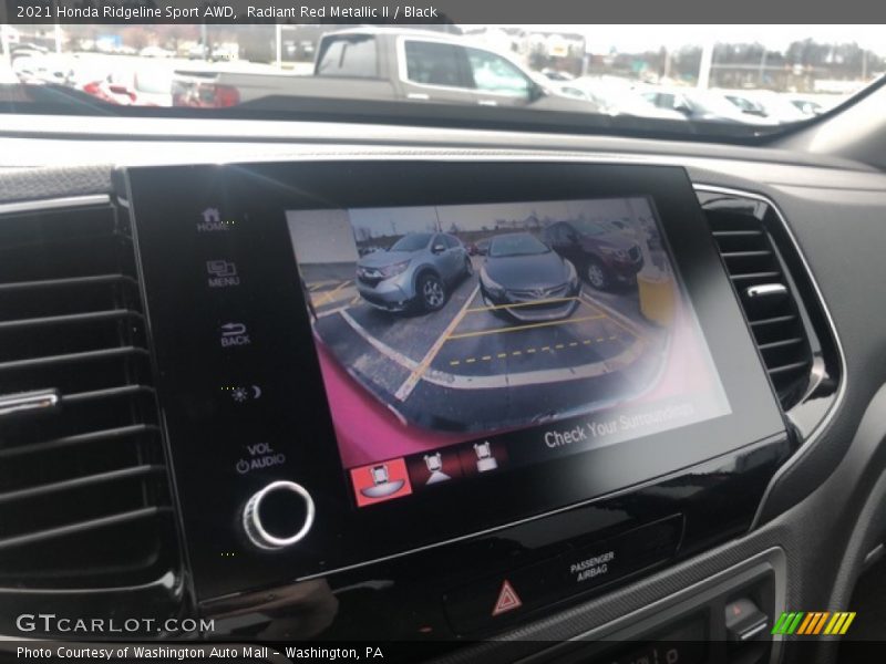 Radiant Red Metallic II / Black 2021 Honda Ridgeline Sport AWD