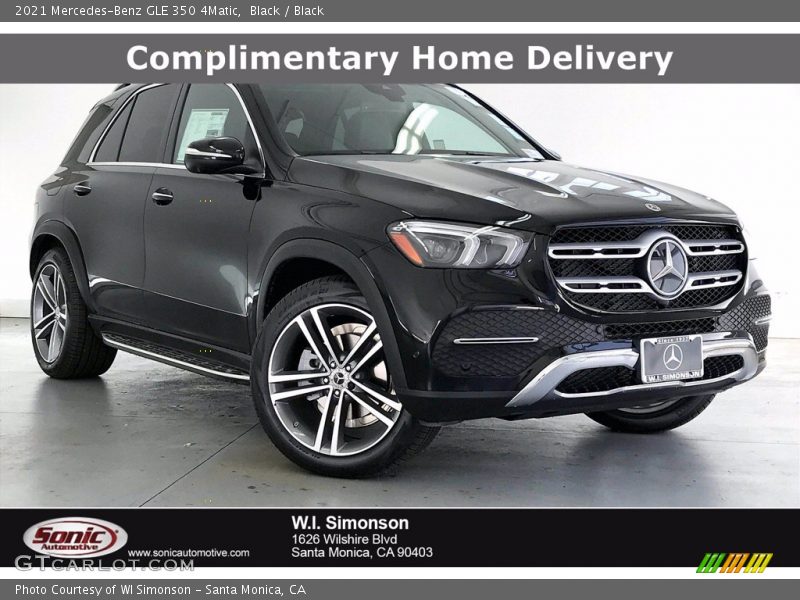 Black / Black 2021 Mercedes-Benz GLE 350 4Matic
