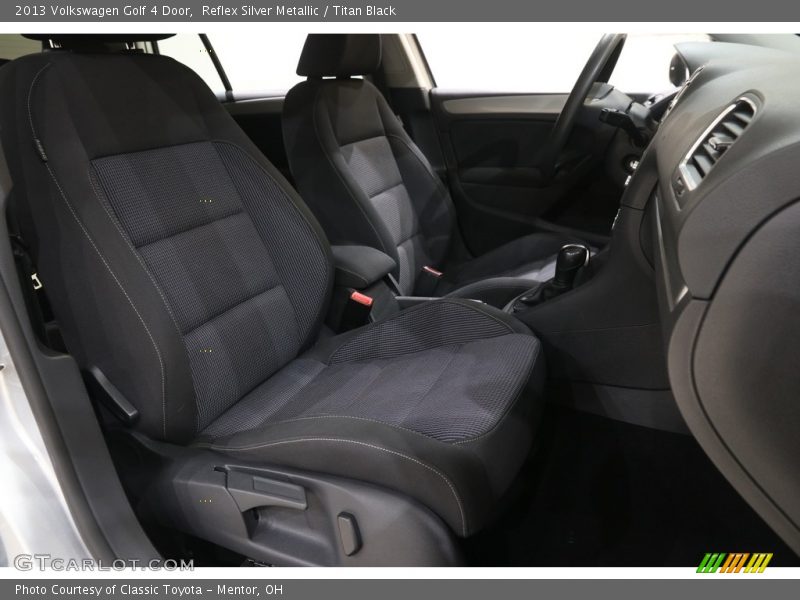 Reflex Silver Metallic / Titan Black 2013 Volkswagen Golf 4 Door