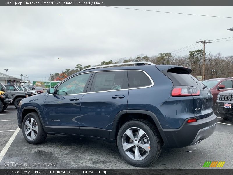 Slate Blue Pearl / Black 2021 Jeep Cherokee Limited 4x4