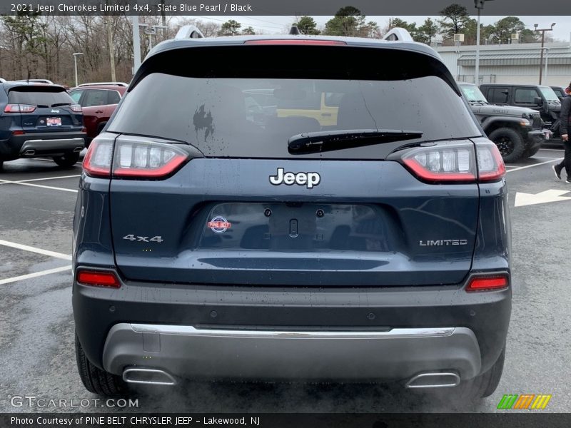 Slate Blue Pearl / Black 2021 Jeep Cherokee Limited 4x4