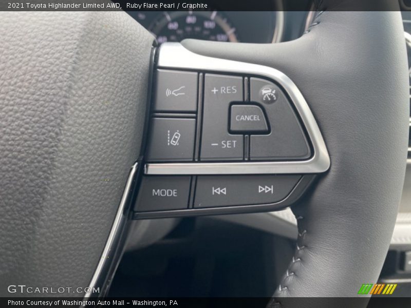 Ruby Flare Pearl / Graphite 2021 Toyota Highlander Limited AWD
