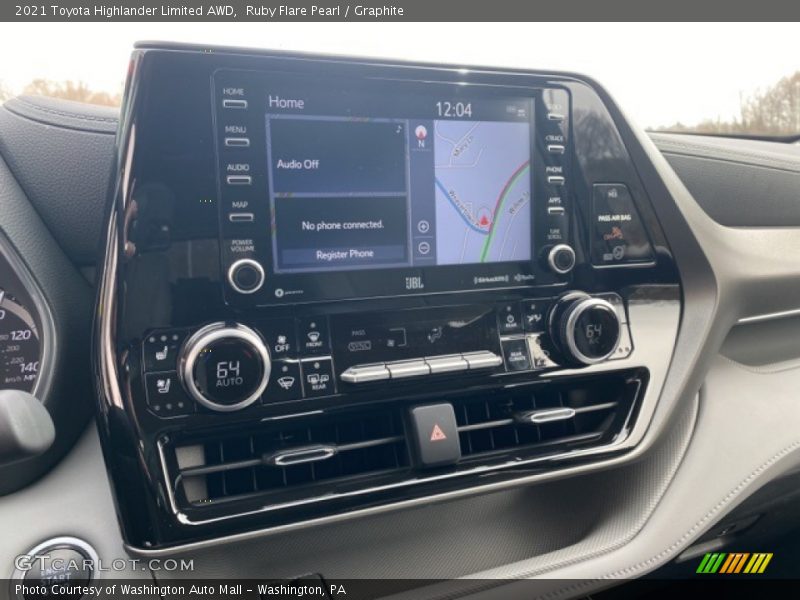 Ruby Flare Pearl / Graphite 2021 Toyota Highlander Limited AWD