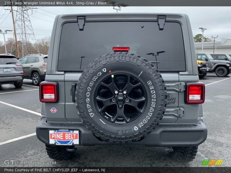 Sting-Gray / Black 2021 Jeep Wrangler Unlimited Willys 4x4