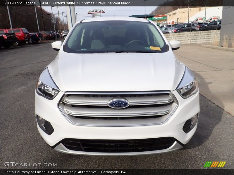 Oxford White / Chromite Gray/Charcoal Black 2019 Ford Escape SE 4WD