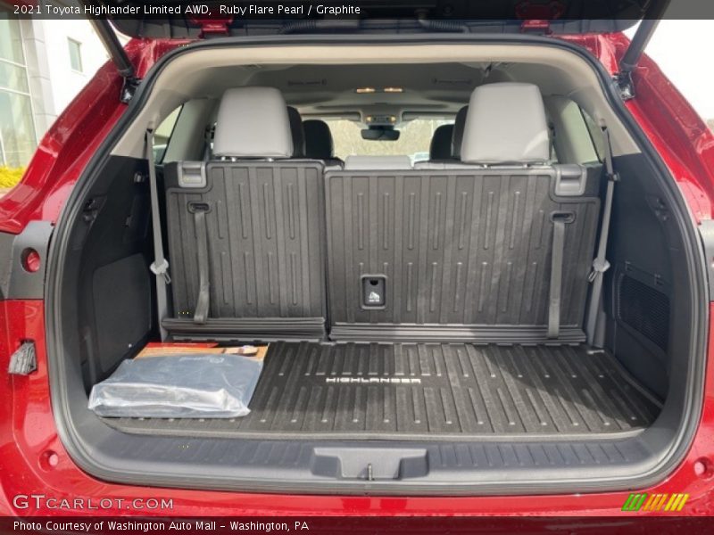 Ruby Flare Pearl / Graphite 2021 Toyota Highlander Limited AWD