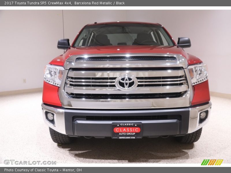 Barcelona Red Metallic / Black 2017 Toyota Tundra SR5 CrewMax 4x4