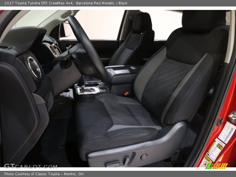 Barcelona Red Metallic / Black 2017 Toyota Tundra SR5 CrewMax 4x4
