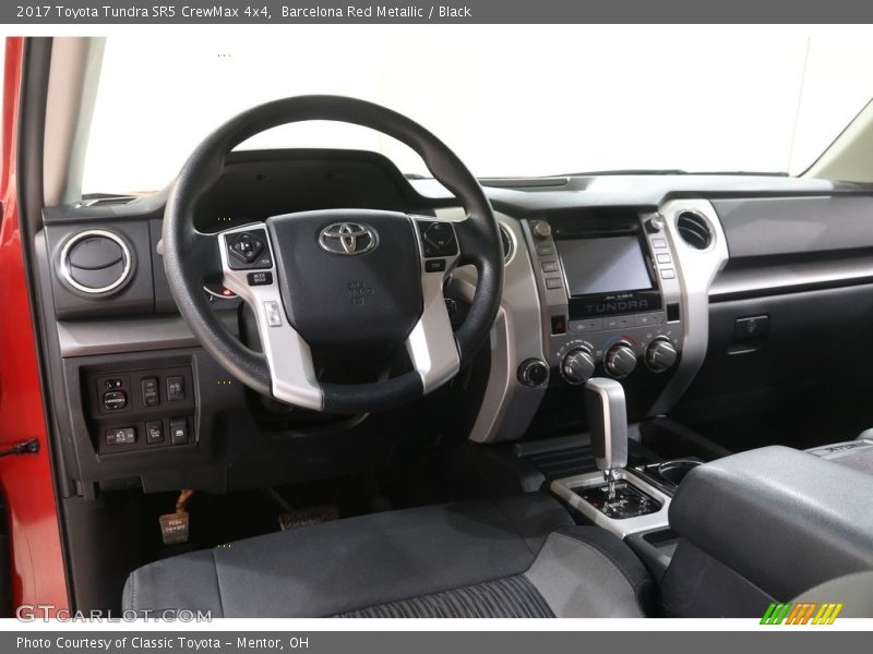 Barcelona Red Metallic / Black 2017 Toyota Tundra SR5 CrewMax 4x4