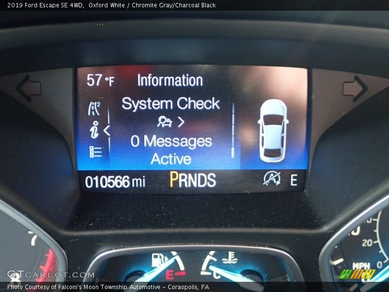 Oxford White / Chromite Gray/Charcoal Black 2019 Ford Escape SE 4WD