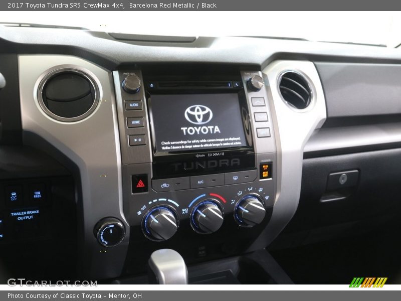 Barcelona Red Metallic / Black 2017 Toyota Tundra SR5 CrewMax 4x4