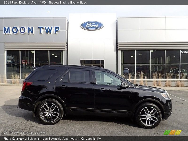 Shadow Black / Ebony Black 2018 Ford Explorer Sport 4WD