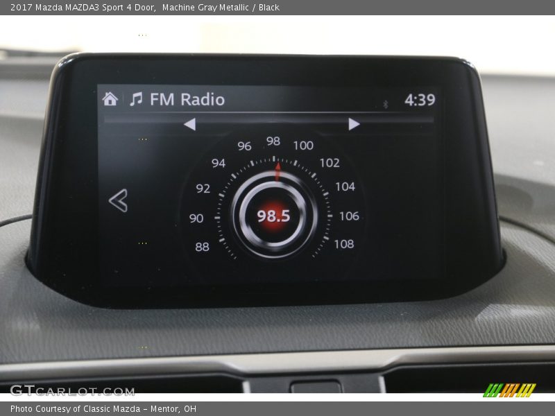 Machine Gray Metallic / Black 2017 Mazda MAZDA3 Sport 4 Door