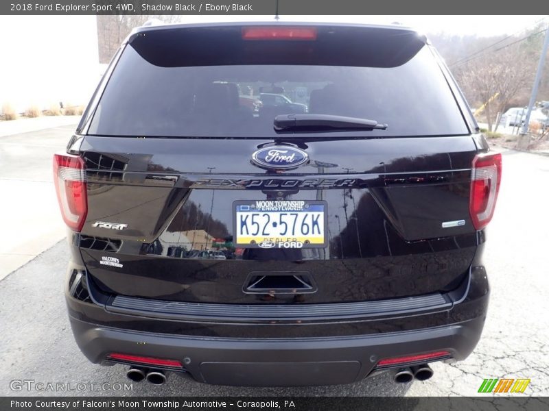 Shadow Black / Ebony Black 2018 Ford Explorer Sport 4WD