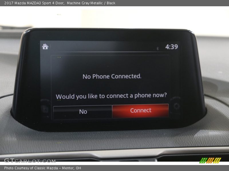 Machine Gray Metallic / Black 2017 Mazda MAZDA3 Sport 4 Door