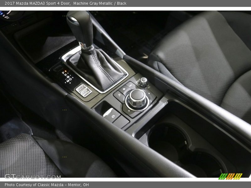 Machine Gray Metallic / Black 2017 Mazda MAZDA3 Sport 4 Door
