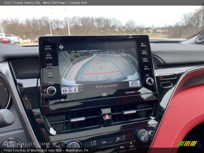 Wind Chill Pearl / Cockpit Red 2021 Toyota Camry XSE