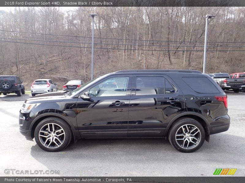 Shadow Black / Ebony Black 2018 Ford Explorer Sport 4WD