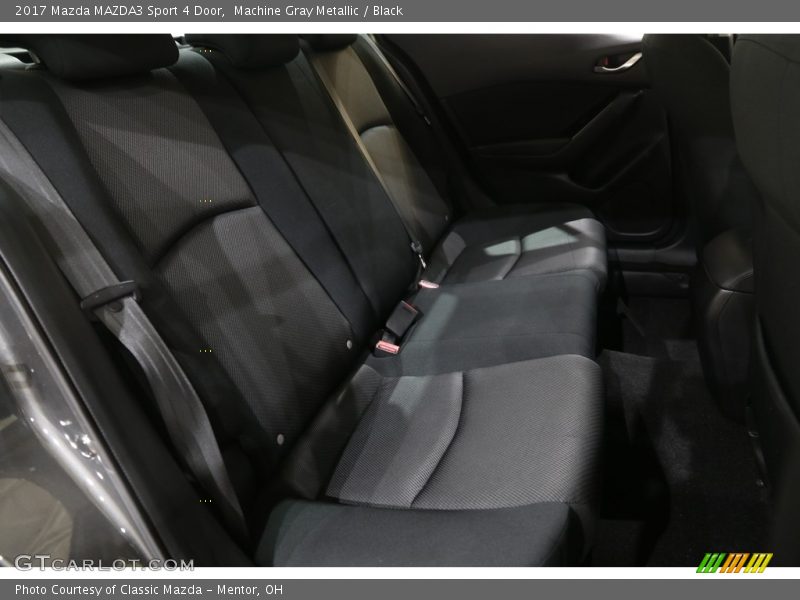 Machine Gray Metallic / Black 2017 Mazda MAZDA3 Sport 4 Door