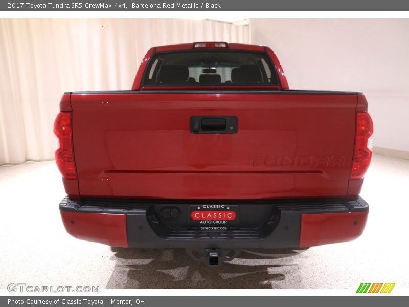 Barcelona Red Metallic / Black 2017 Toyota Tundra SR5 CrewMax 4x4