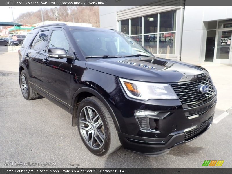 Shadow Black / Ebony Black 2018 Ford Explorer Sport 4WD