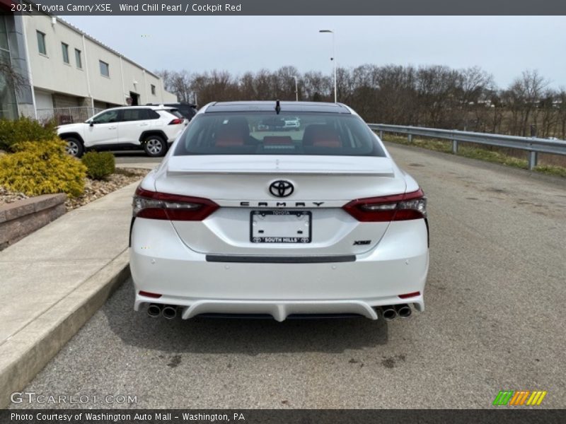 Wind Chill Pearl / Cockpit Red 2021 Toyota Camry XSE