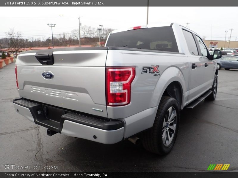 Ingot Silver / Black 2019 Ford F150 STX SuperCrew 4x4