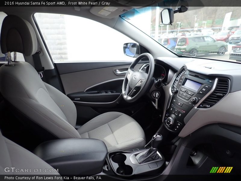 2016 Santa Fe Sport AWD Gray Interior