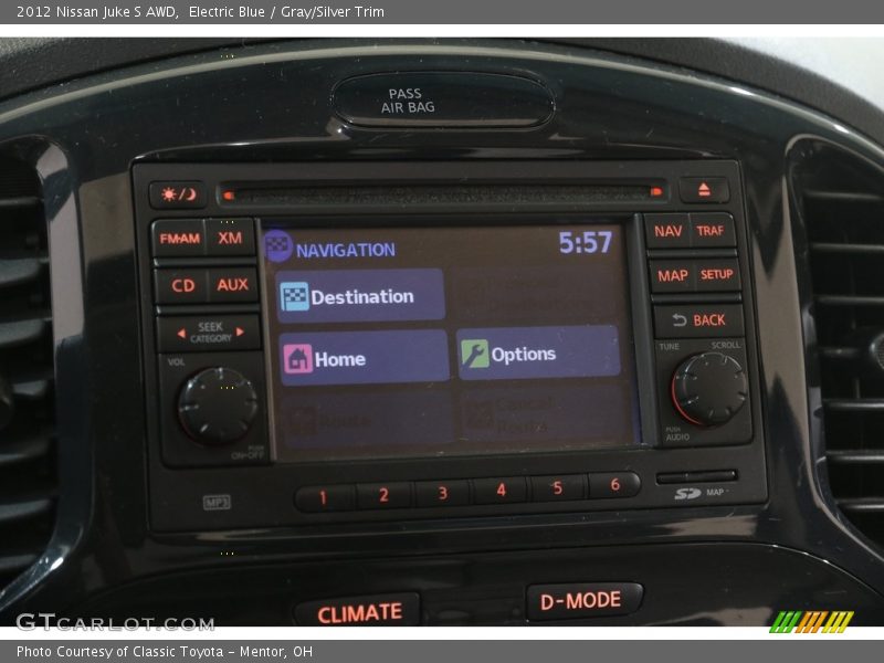 Electric Blue / Gray/Silver Trim 2012 Nissan Juke S AWD