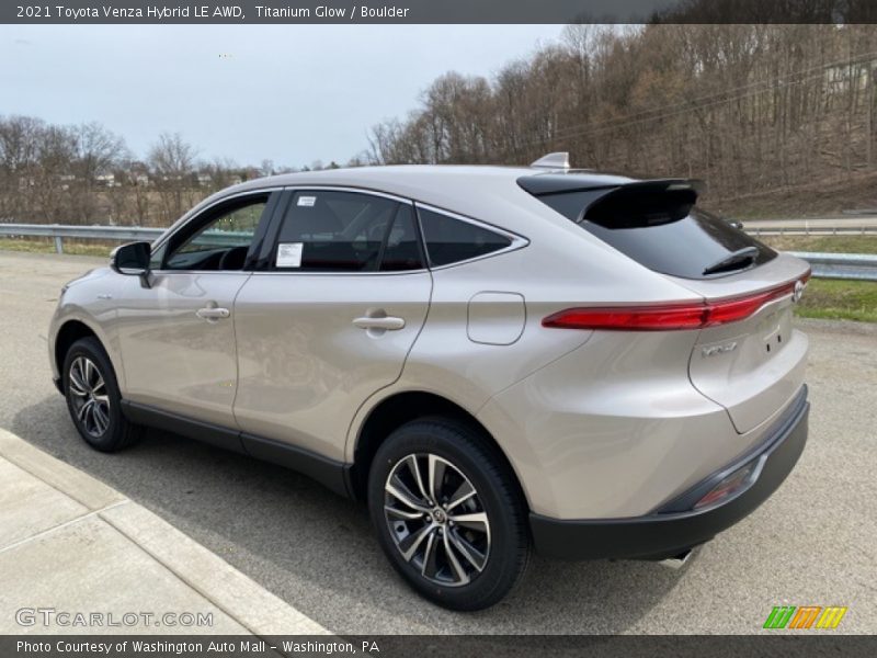 Titanium Glow / Boulder 2021 Toyota Venza Hybrid LE AWD