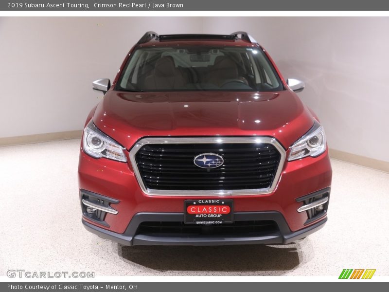 Crimson Red Pearl / Java Brown 2019 Subaru Ascent Touring