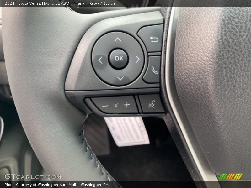 Titanium Glow / Boulder 2021 Toyota Venza Hybrid LE AWD