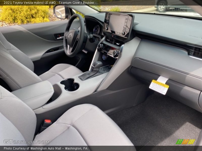 Titanium Glow / Boulder 2021 Toyota Venza Hybrid LE AWD