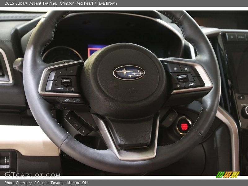 Crimson Red Pearl / Java Brown 2019 Subaru Ascent Touring